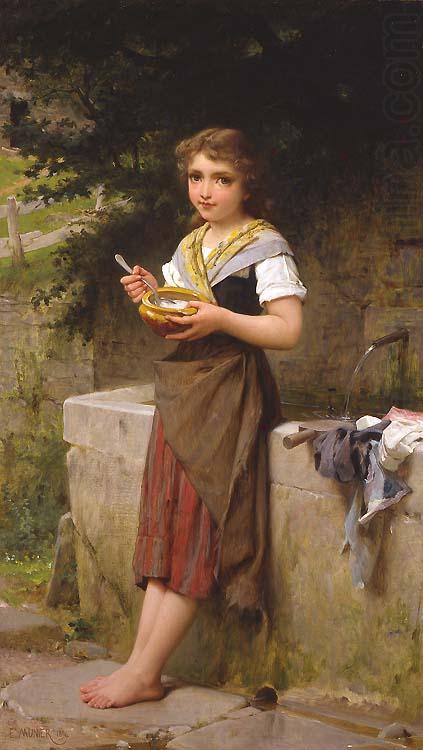 Le jeune paysanne, Emile Munier